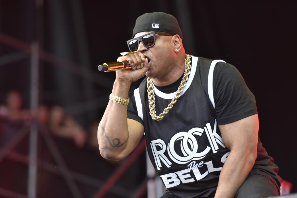 LL Cool J performs on day three at Lollapalooza in Grant Park on Saturday, Aug 4, 2018 in Chicago. (Photo by Rob Grabowski/Invision/AP)