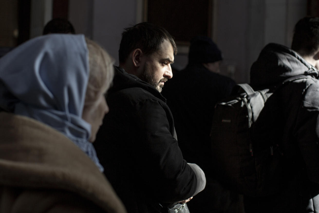 Civilians in Ukraine continue to flee due to Russian attacks (Narcisco Contreras / Anadolu Agency via Getty Images)