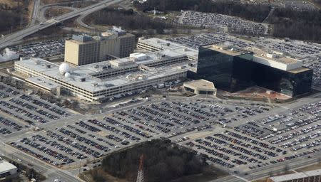 An aerial view of the National Security Agency (NSA) headquarters in Ft. Meade, Maryland, U.S. January 29, 2010. REUTERS/Larry Downing/File Photo