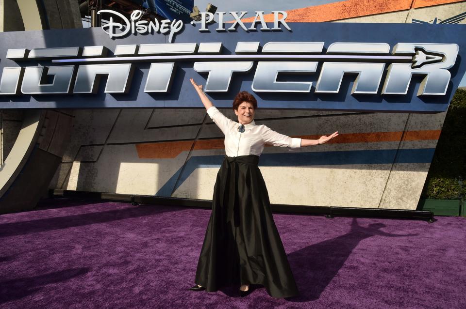 Mary McDonald-Lewis attends the World Premiere of Disney and Pixar's feature film "Lightyear" at El Capitan Theatre in Hollywood, California on June 08, 2022. The film opens in U.S. theaters on June 17, 2022.