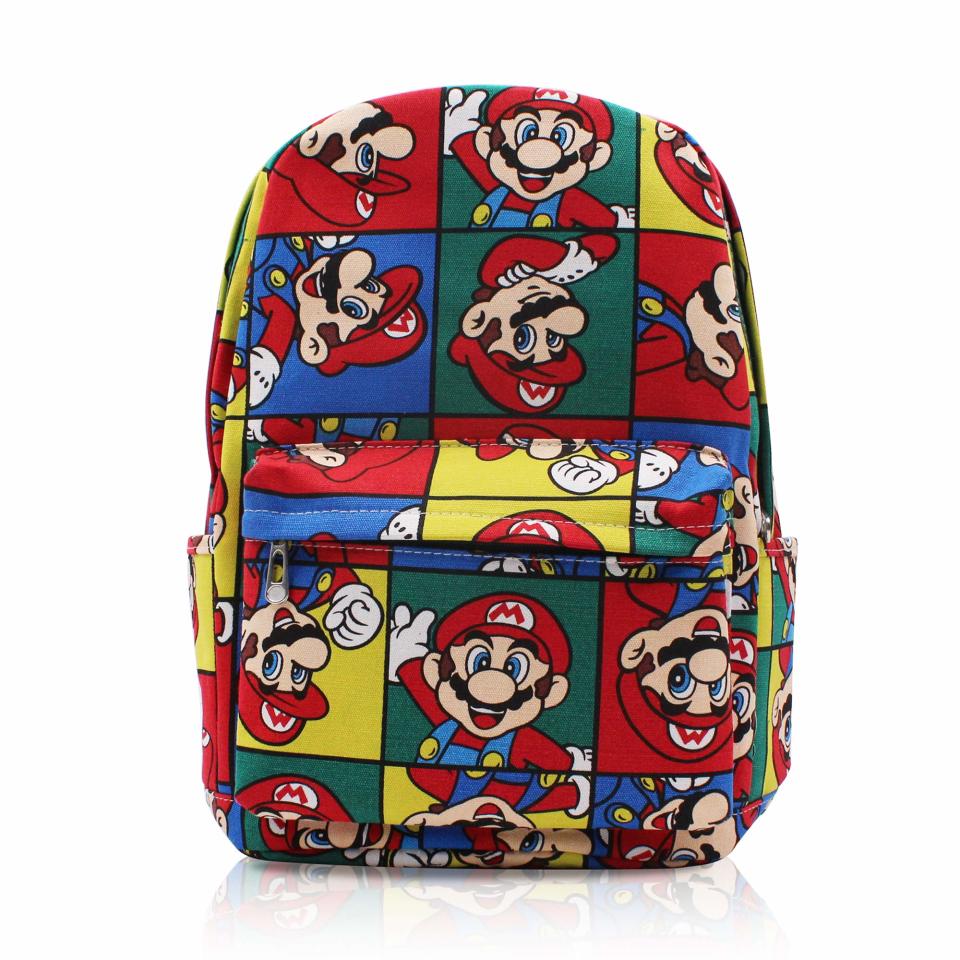 Super Mario Bros mochila almacenamiento para laptop