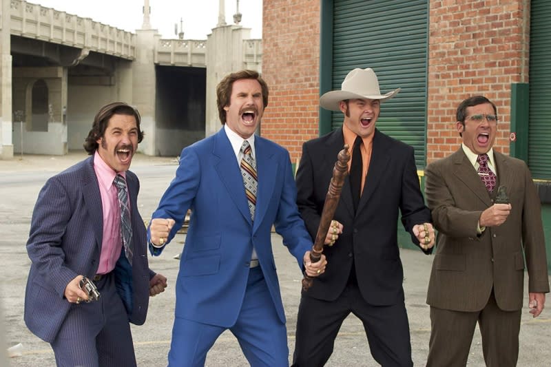 Will Ferrell in the Adam McKay directed Anchorman