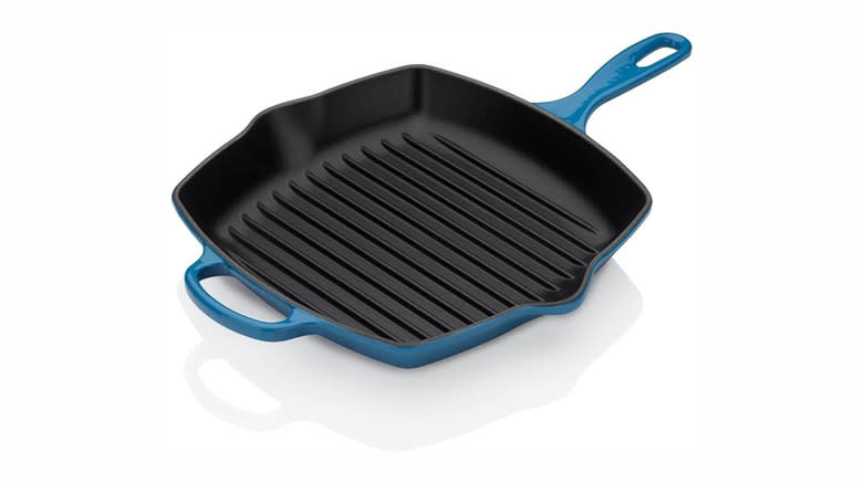 Le Creuset grill pan skillet