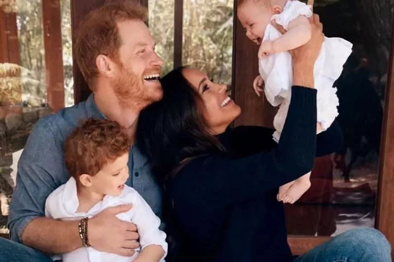 Meghan and Harry The Duke and Duchess of Sussex, Archie and Lilibet