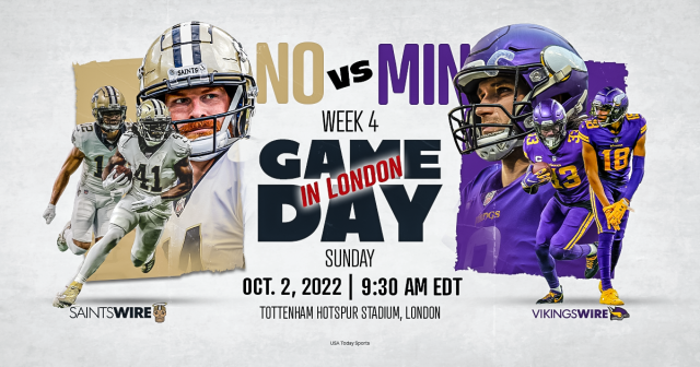 New Orleans Saints vs Minnesota Vikings Week 4 Game Preview