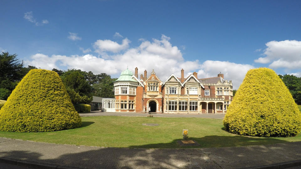 Bletchley Park Mansion in Buckinghamshire was the main base for Allied code breaking during World War II - and the set for The Imitation Game. (Getty Images)