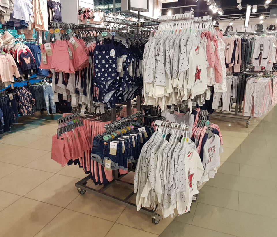 The shorts are available for babies as young as 0-3 months [Photo: SWNS]