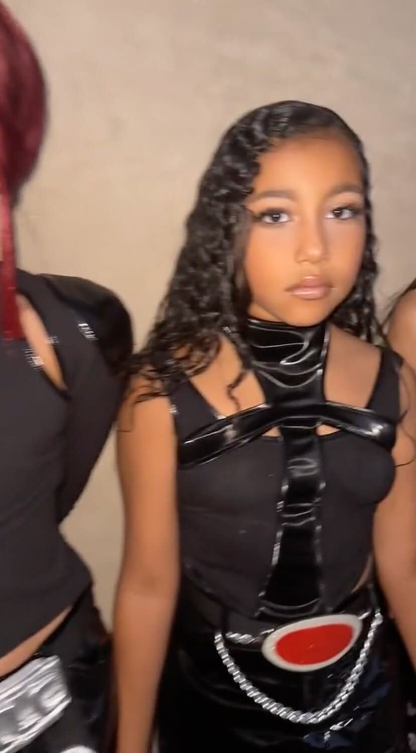 North West Dresses Up as Chilli from TLC in Leather 'No Scrubs