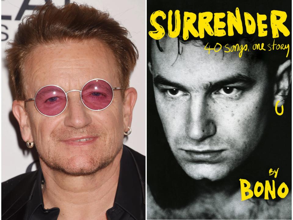 Bono celebrity memoir "Surrender: 40 songs, One Story"