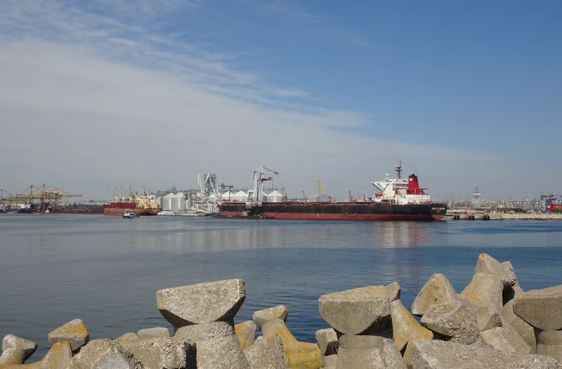 FILE PHOTO: Black Sea port of Constanta in Romania