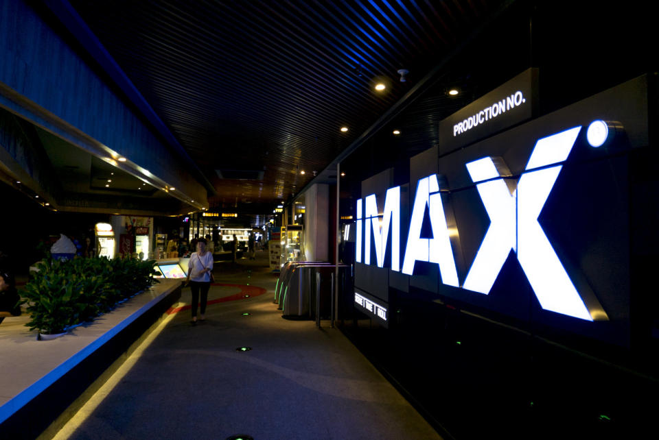 The 'IMAX Enhanced' tag that IMAX and DTS teamed up to create for home