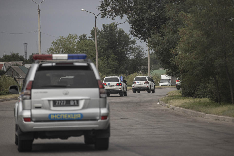 International Atomic Energy Agency in Zaporizhzhia (Metin Aktas / Anadolu Agency via Getty Images)