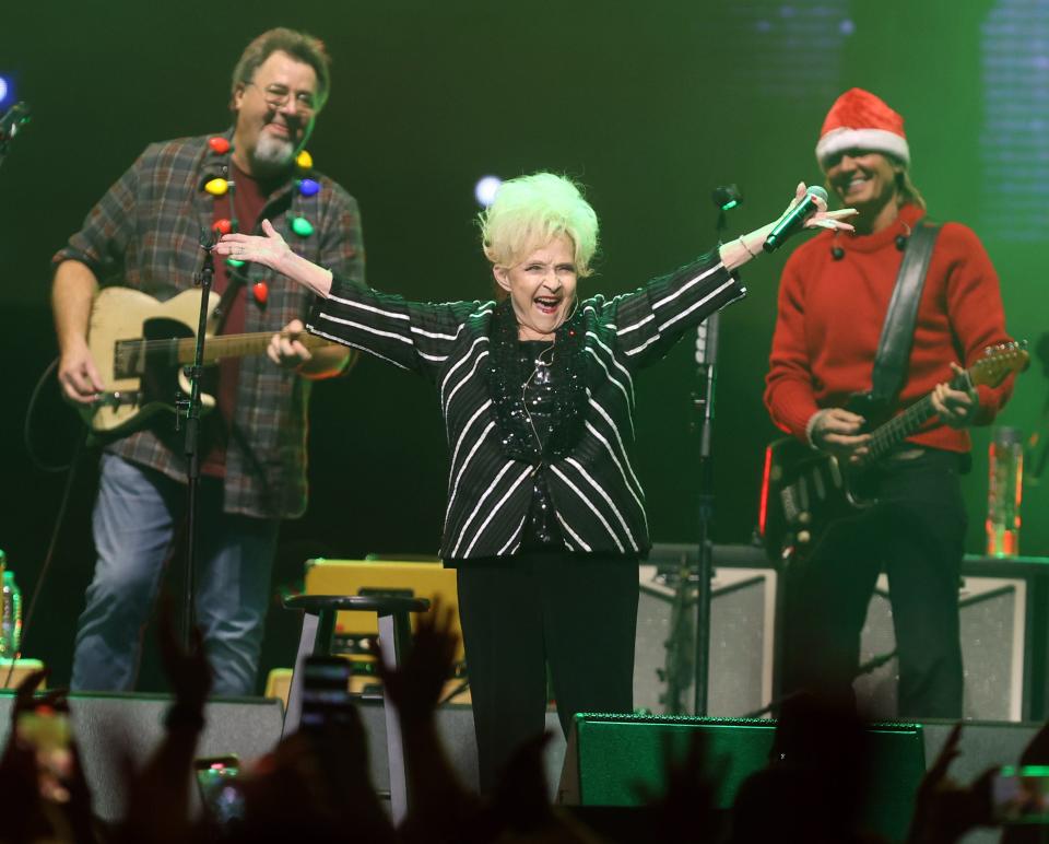 Brenda Lee performs during the All for the Hall concert benefitting the Country Music Hall of Fame held at Bridgestone Arena Tuesday, Dec. 5, 2023.