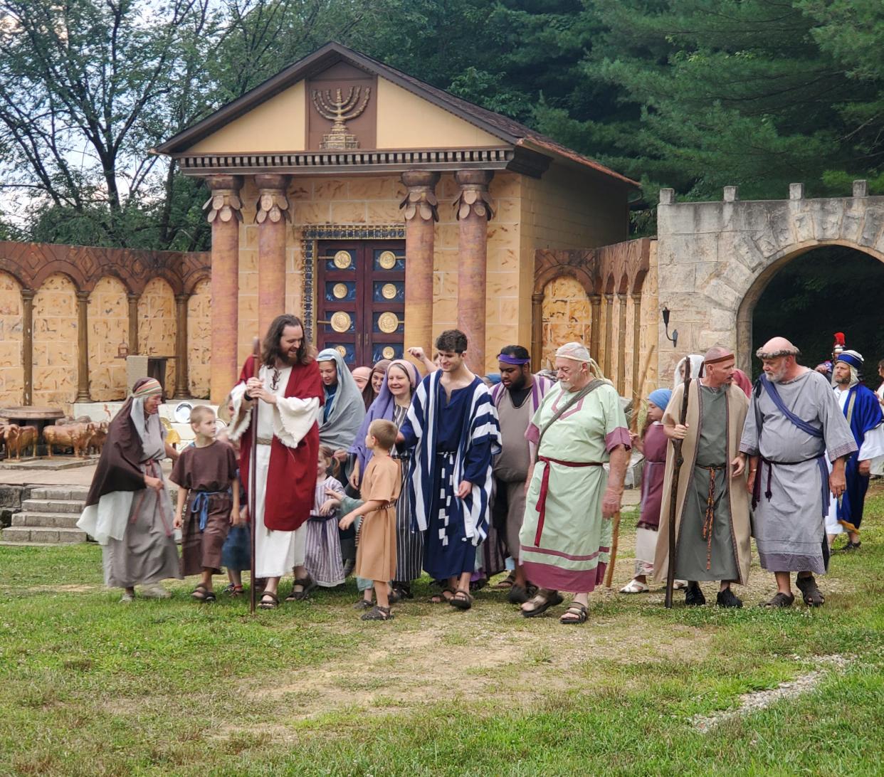 A scene from the Living Word Outdoor Drama production in 2021. The 2022 and 2023 seasons averaged more than 200 audience members per performance, according to director Heath Dawson, who hopes to see attendance numbers continue to grow.