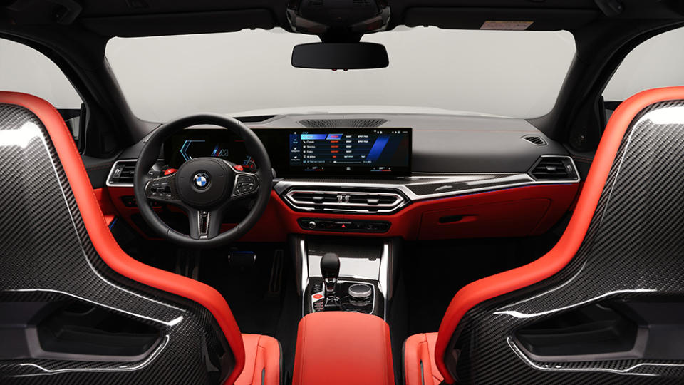 Inside the 2023 M3 Touring - Credit: BMW