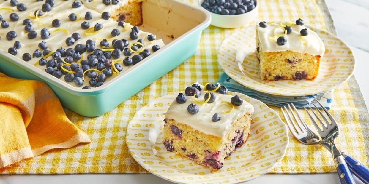 lemon desserts lemon blueberry cake