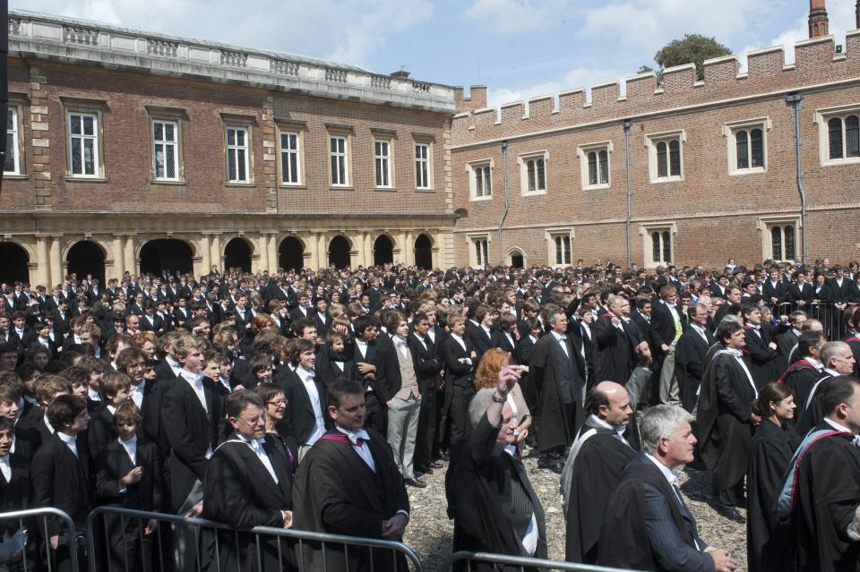 Pupils at Eton College in Berkshire (Picture: PA)