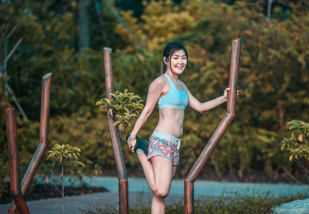 Eng Ying Tian is a running enthusiast who takes part in local and international marathons. 