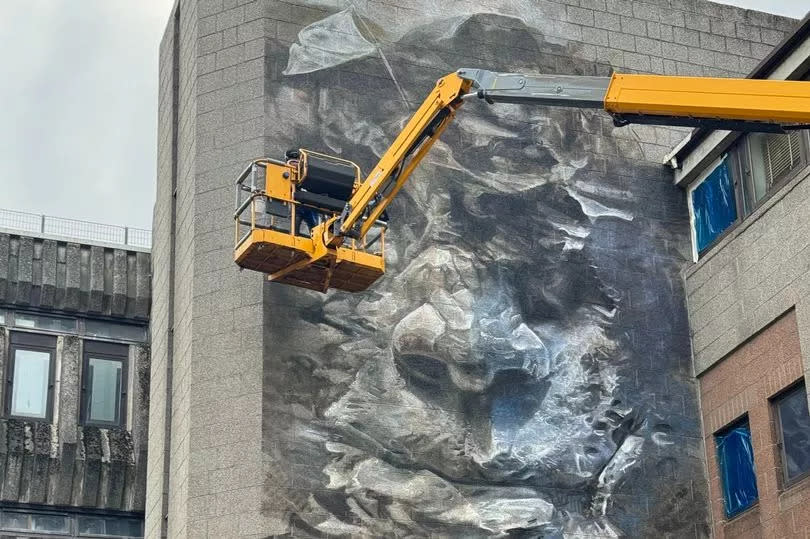 Building's across the city including the former John Lewis store have been transformed