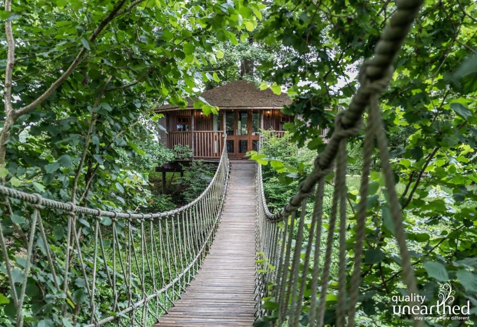3) Bensfield Treehouse, East Sussex