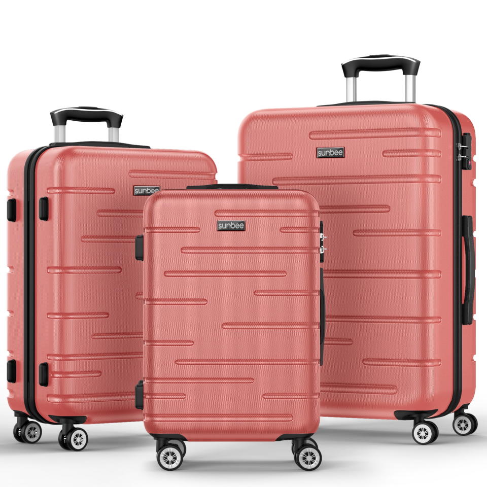 <p><a href="https://go.redirectingat.com?id=74968X1596630&url=https%3A%2F%2Fwww.walmart.com%2Fip%2FSunbee-3-Piece-Luggage-Sets-ABS-Hardshell-Hardside-TSA-Lock-Lightweight-Durable-Spinner-Wheels-Suitcase%2F1892574560&sref=https%3A%2F%2Fwww.countryliving.com%2Fshopping%2Fg45485422%2Fwalmart-deals-holiday-kickoff-sale-2023%2F" rel="nofollow noopener" target="_blank" data-ylk="slk:Shop Now;elm:context_link;itc:0;sec:content-canvas" class="link ">Shop Now</a></p><p>3 Piece Luggage Set </p><p>walmart.com</p><p>$96.99</p>