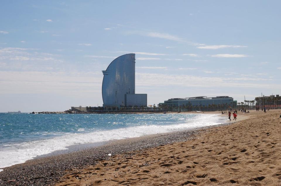 Sant Sebastia is around 30 minutes from the centre of Barcelona (Getty Images)