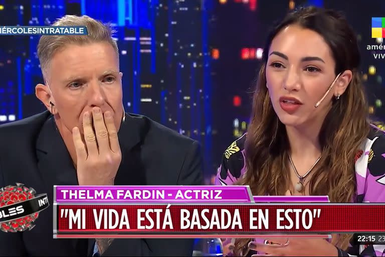 Thelma Fardin charló mano a mano con Alejandro Fantino. Captura de video