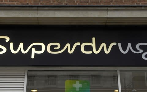 Superdrug plans to roll out the Skin Renew Service if it is successful at its flagship store in the Strand, London - Credit: Clive Gee/PA Wire