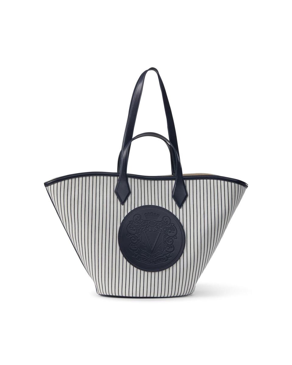 a black and silver handbag