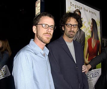 Ethan Coen and Joel Coen at the LA premiere of Universal's Intolerable Cruelty