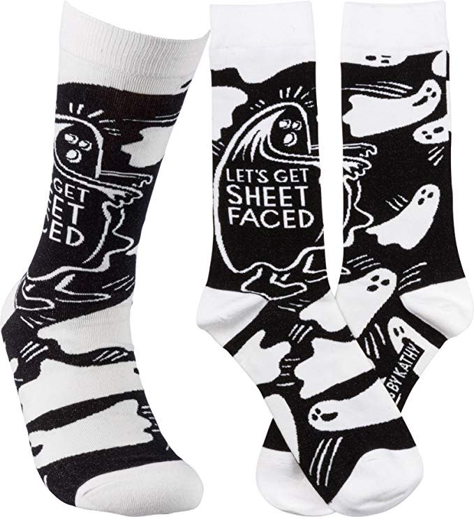 Let's Get Sheet Faced Socks