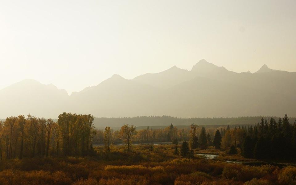 'Camping in the remote wilderness of Wyoming is undoubtedly an impressive place to holiday'