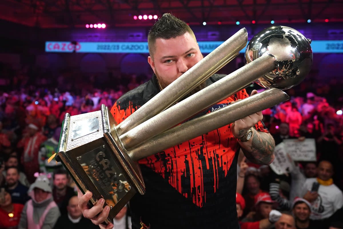 Michael Smith won the final on Tuesday (Zac Goodwin/PA) (PA Wire)