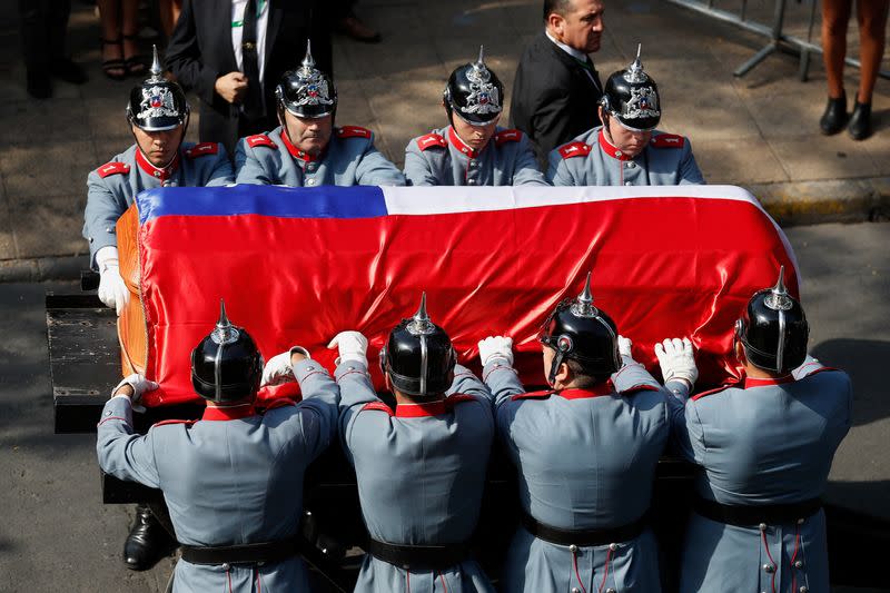 Funeral of Chile's former President Sebastian Pinera, in Santiago