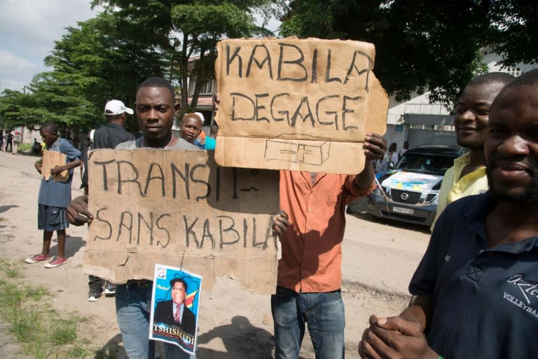 Congolese President Laurent Kabila faces opposition pressure to step down