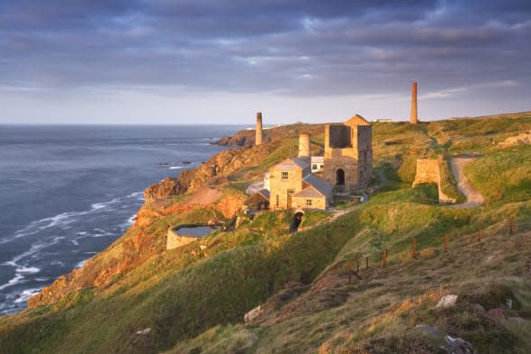 Levant Mine and Beam Engine, Cornwall, England, UK Part of the Cornwall and West Devon Mining Landscape UNESCO World Heritage Si