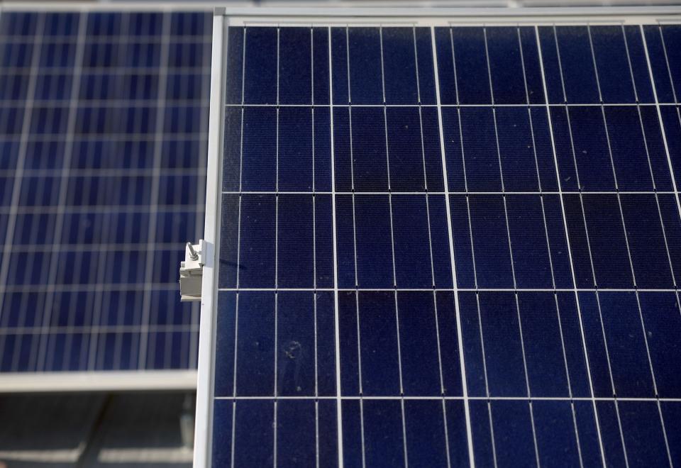 Solar panels are photographed in Salt Lake City on Friday, May 12, 2023. | Laura Seitz, Deseret News