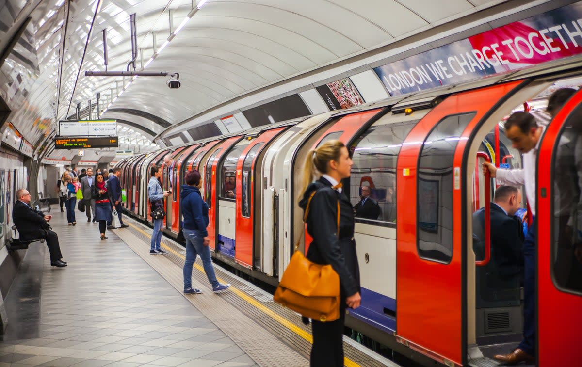 Nearly eight in ten commuters said they deliberately avoid holding on to handrails when on a bus, train or tube (Getty Images)