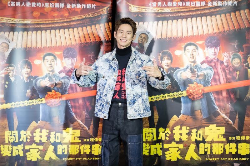 ▲林柏宏在《關於我和鬼變成家人的那件事》飾演死掉的Gay毛毛。（圖／金盞花大影業提供）