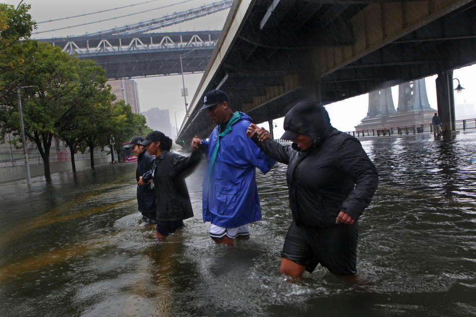 New York Skirts Severe Damage