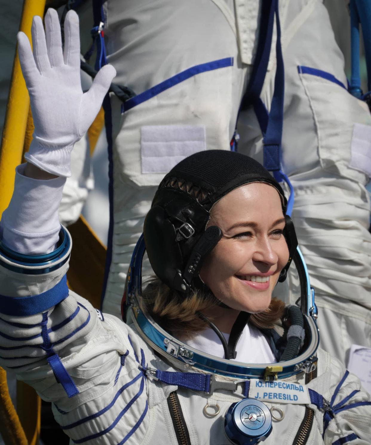 L'actrice Ioulia Peressild - Handout / Russian Space Agency Roscosmos - AFP