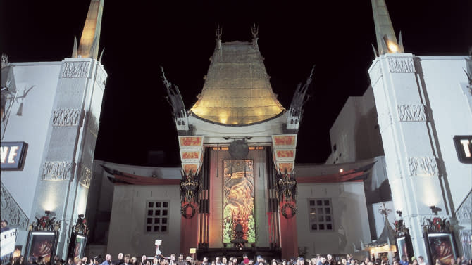 The TCL Chinese Theatre is an iconic location in Hollywood. (Amanda C Edwards/REX/Shutterstock)