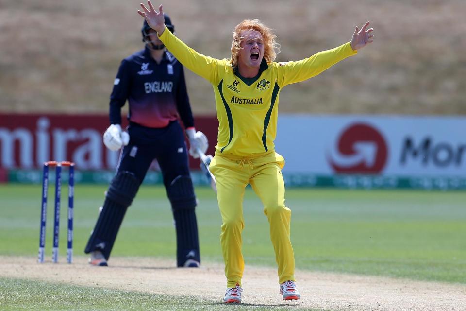 Here we go again: Aussie spinner Lloyd Pope took eight for 35: IDI via Getty Images