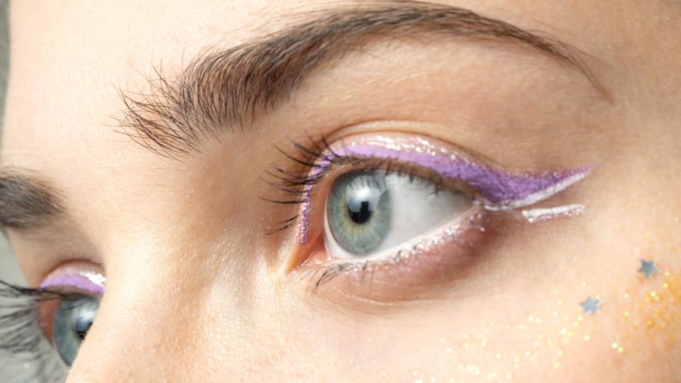 Play up your eyes with a bold eyeliner look.