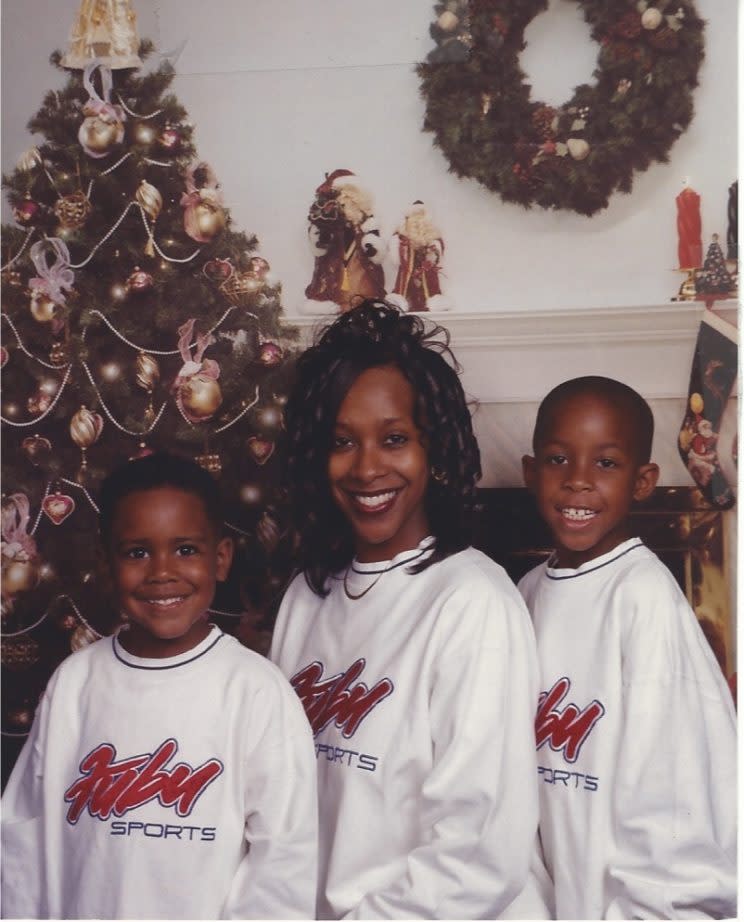 The author with her two oldest boys when they were young. (Photo: Courtesy of Sharisse Tracey)