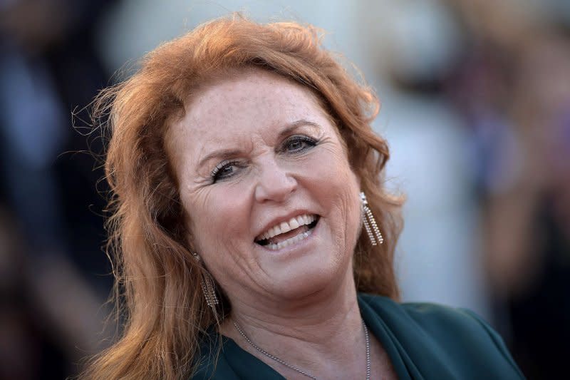Sarah Ferguson attends "The Son" red carpet the 79th Venice International Film Festival on Thursday, September 8, 2022 in Venice, Italy. Photo by Rocco Spaziani/UPI
