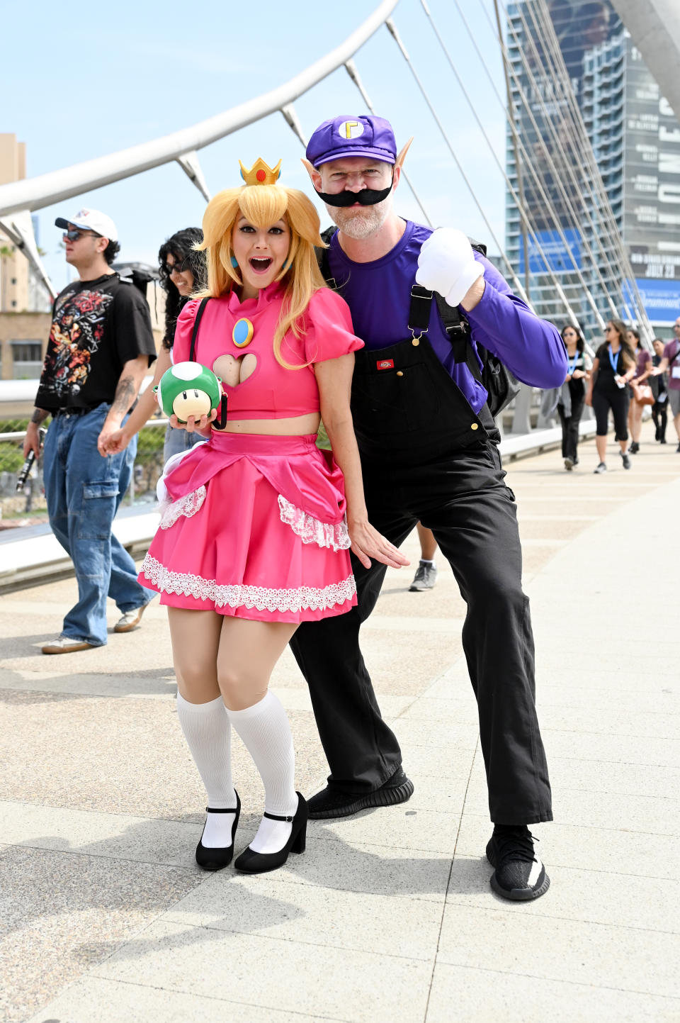 Princess Peach and Waluigi