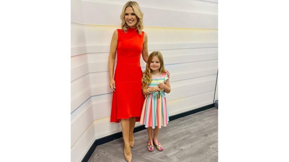 Charlotte Hawkins with her daughter Ella Rose