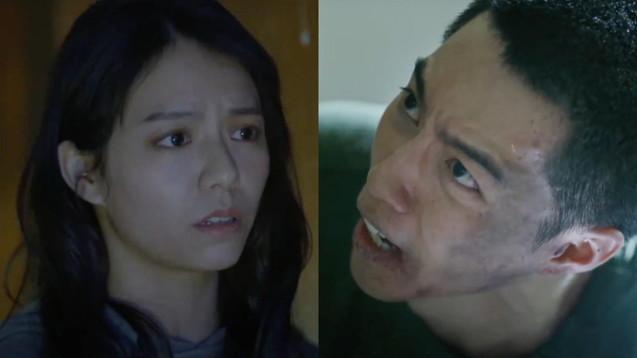 Vivian Sung and Kent Tsai in Taiwan Crime Stories. (Screenshots: YouTube)