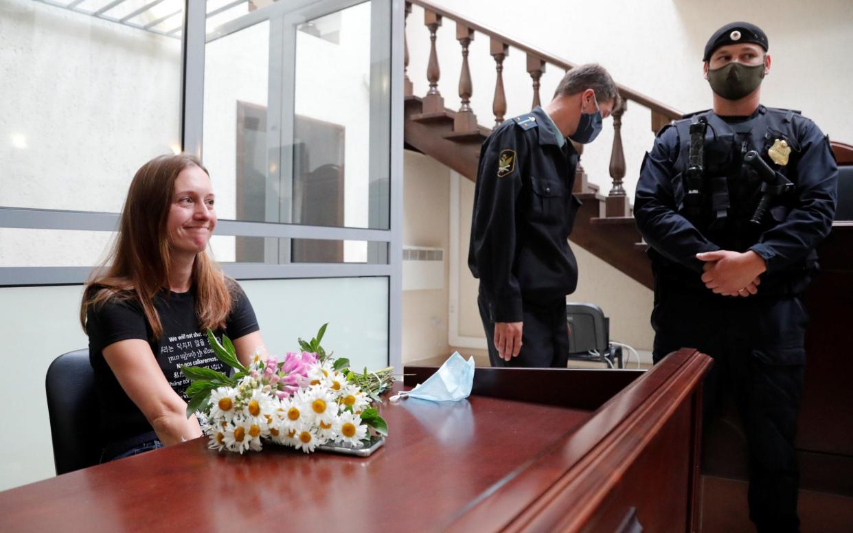 Trial for Svetlana Prokopyeva lasted for months before the judge handed down the ruling on Monday - Anton Vaganov/Reuters